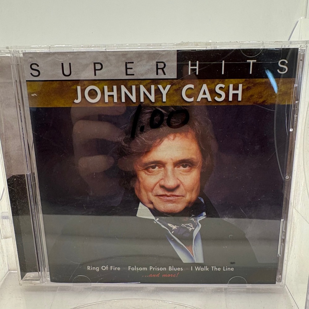 Johnny Cash Super Hits CD 2007 Sony BMG Ring of Fire Folsom Prison Blues